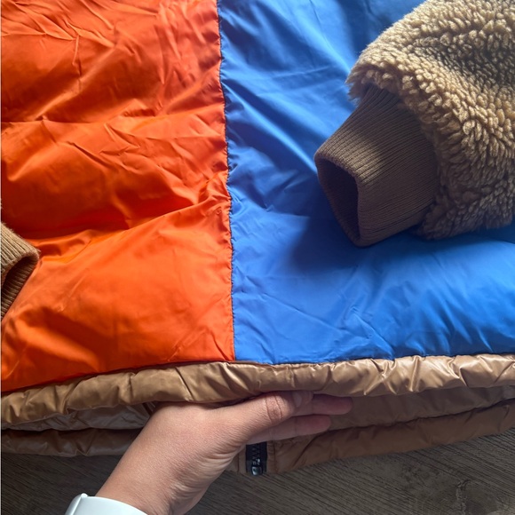 KULE “The Krispie” Colorblock Sherpa Chestnut Jacket - Picture 12 of 16